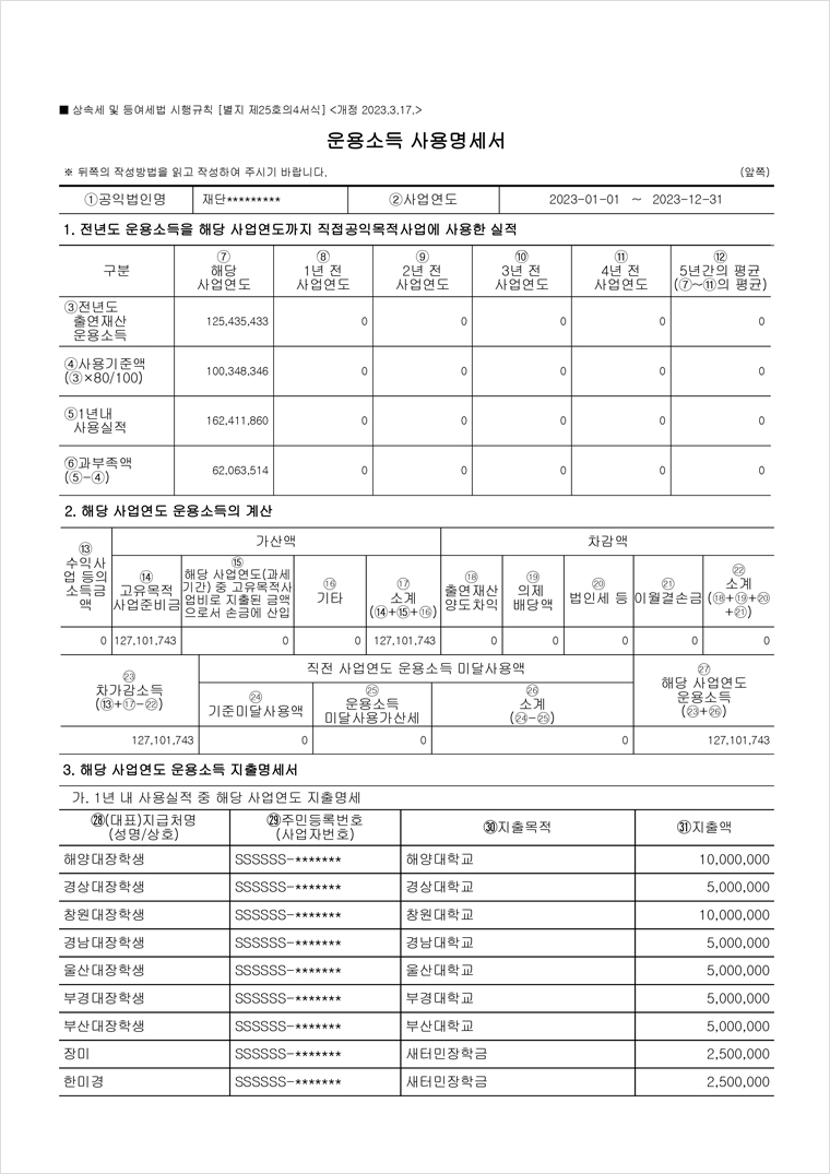 기부금관리_사용명세서_2023